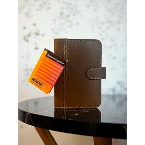 Vtg 1990s Diplomat Undated Organizer Planner Notebook Folio 5x7.5 Blank Pages